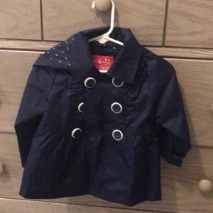 EUC Navy Coat. 24m.